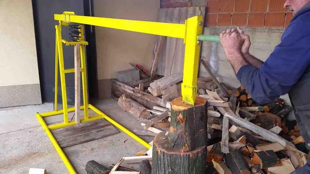 Comment Faire Une Fendeuse A Bois Fait Maison